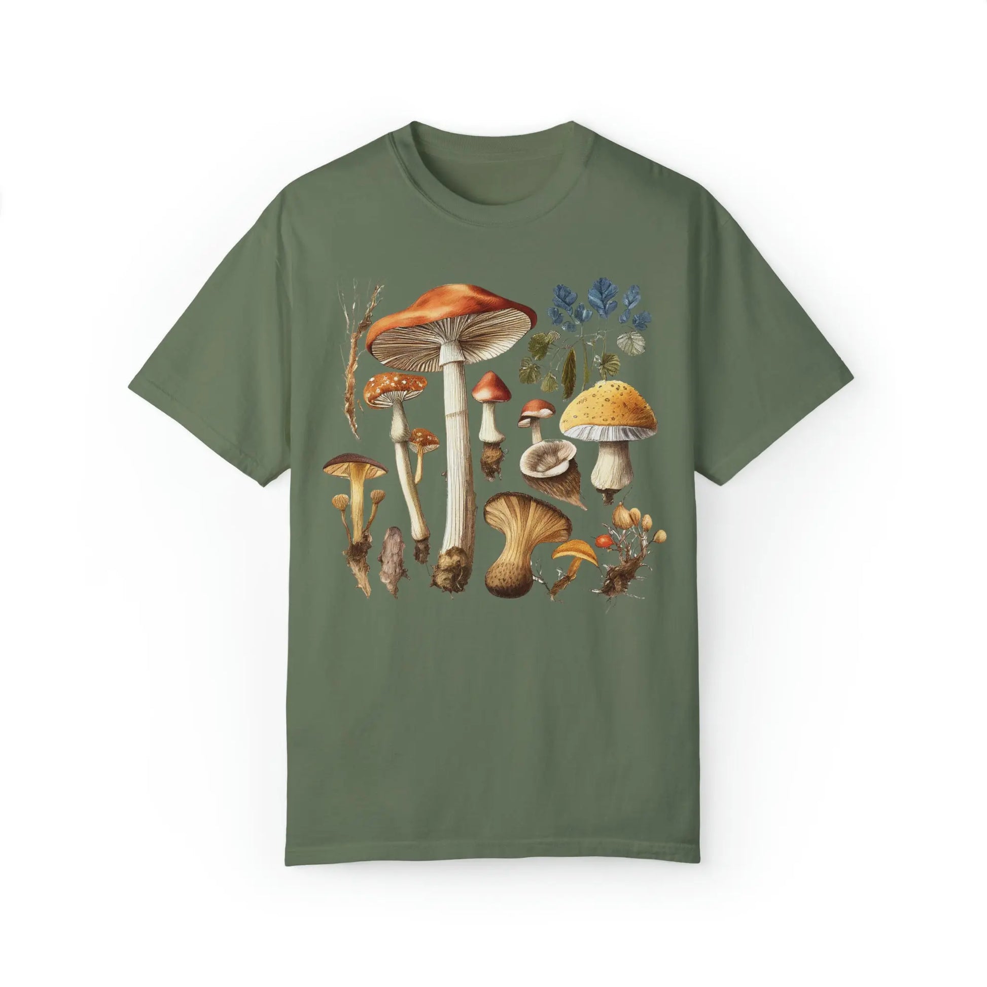 Mushrooms Comfort Colors T-shirt | Cottagecore Shirt - Amazing Faith Designs