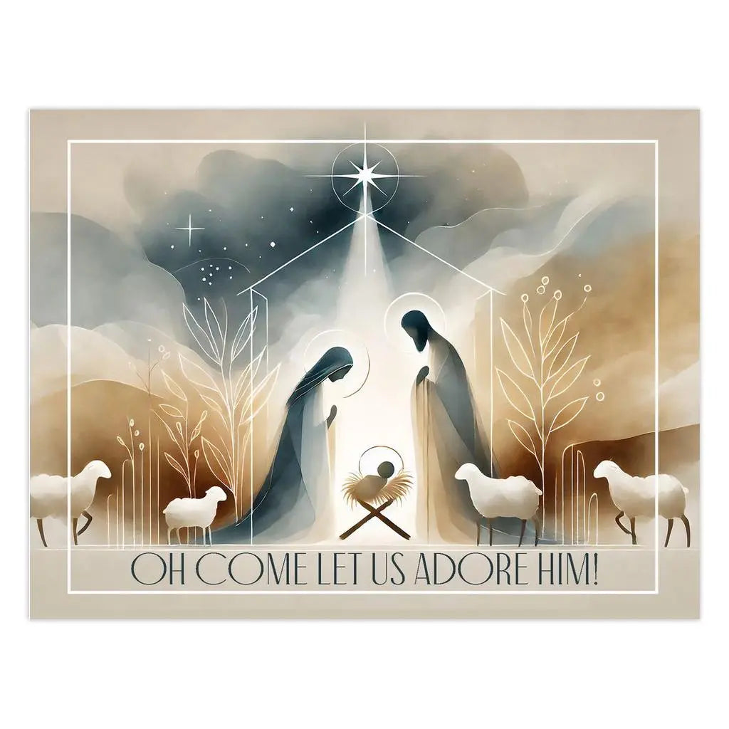 Nativity Christmas Cards Amazing Faith Designs