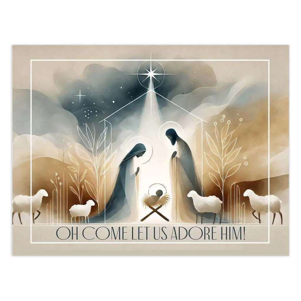 Nativity Christmas Cards Amazing Faith Designs