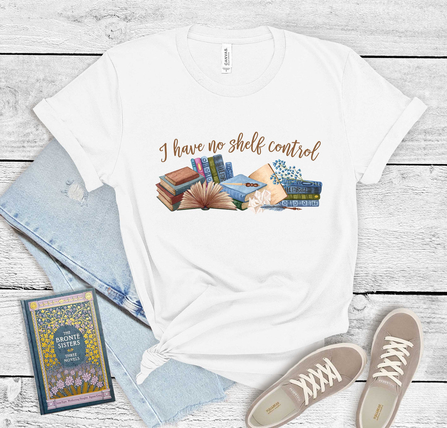 No Shelf Control Reader shirt - Amazing Faith Designs