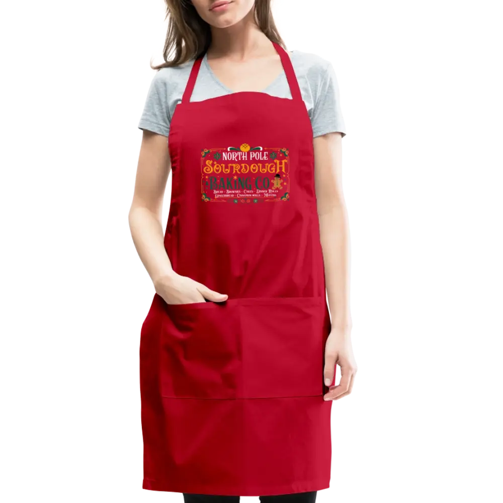 North Pole Sourdough Baking Company Christmas Apron Spreadconnect