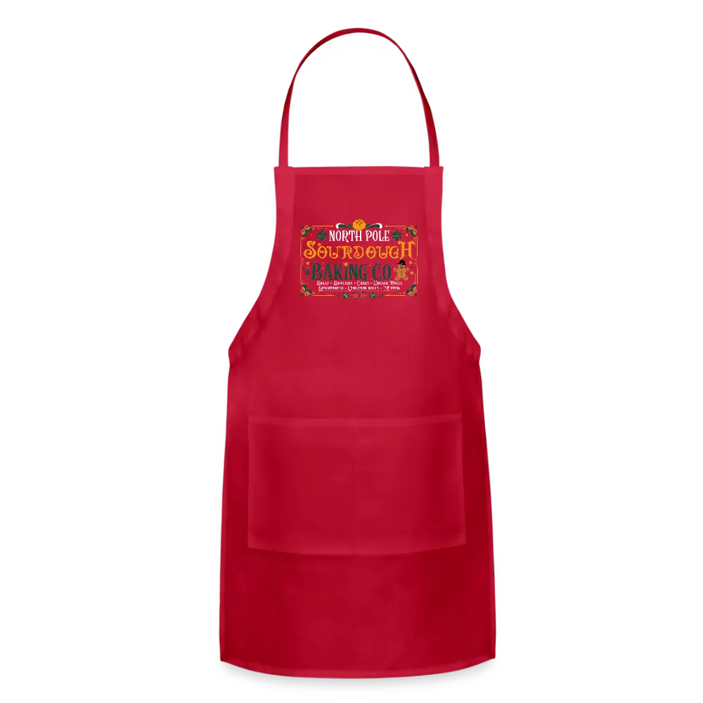 North Pole Sourdough Baking Company Christmas Apron Spreadconnect