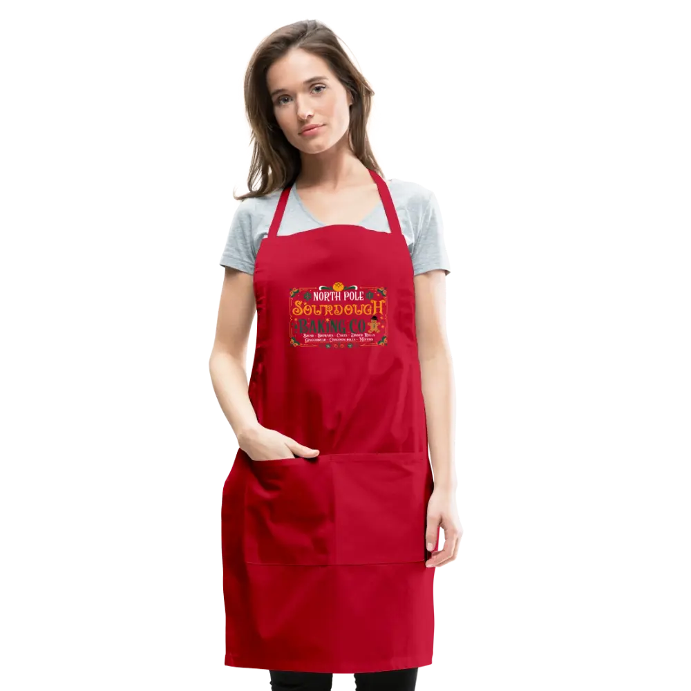 North Pole Sourdough Baking Company Christmas Apron Spreadconnect