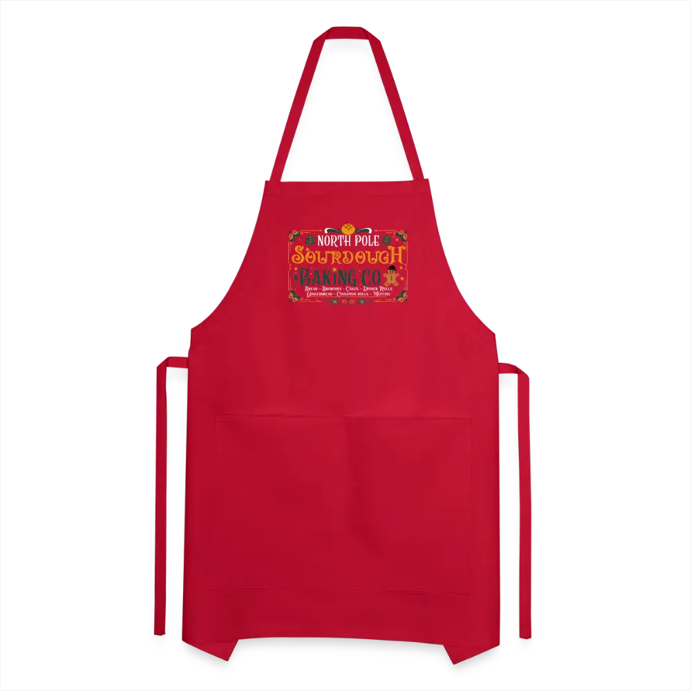 North Pole Sourdough Baking Company Christmas Apron Spreadconnect
