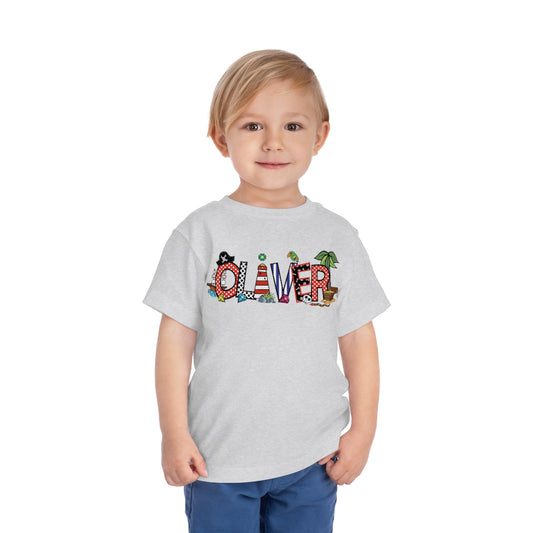 Pirate Personalized Toddler Shirt - Amazing Faith Designs