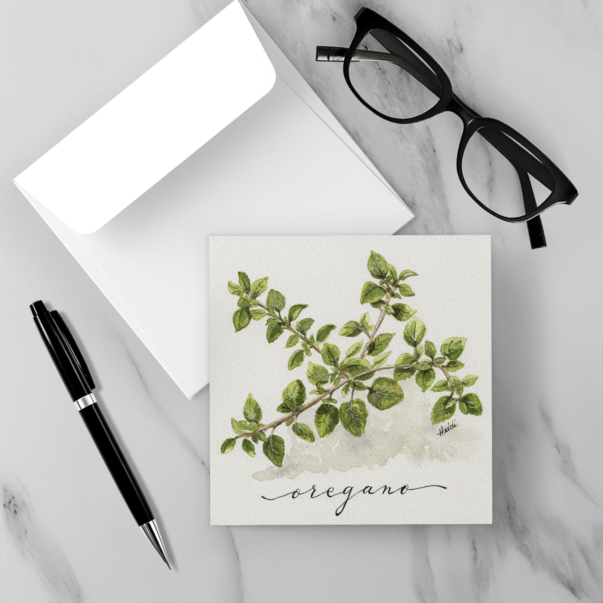 Herb Garden Botanical Note Cards - Amazing Faith Designs