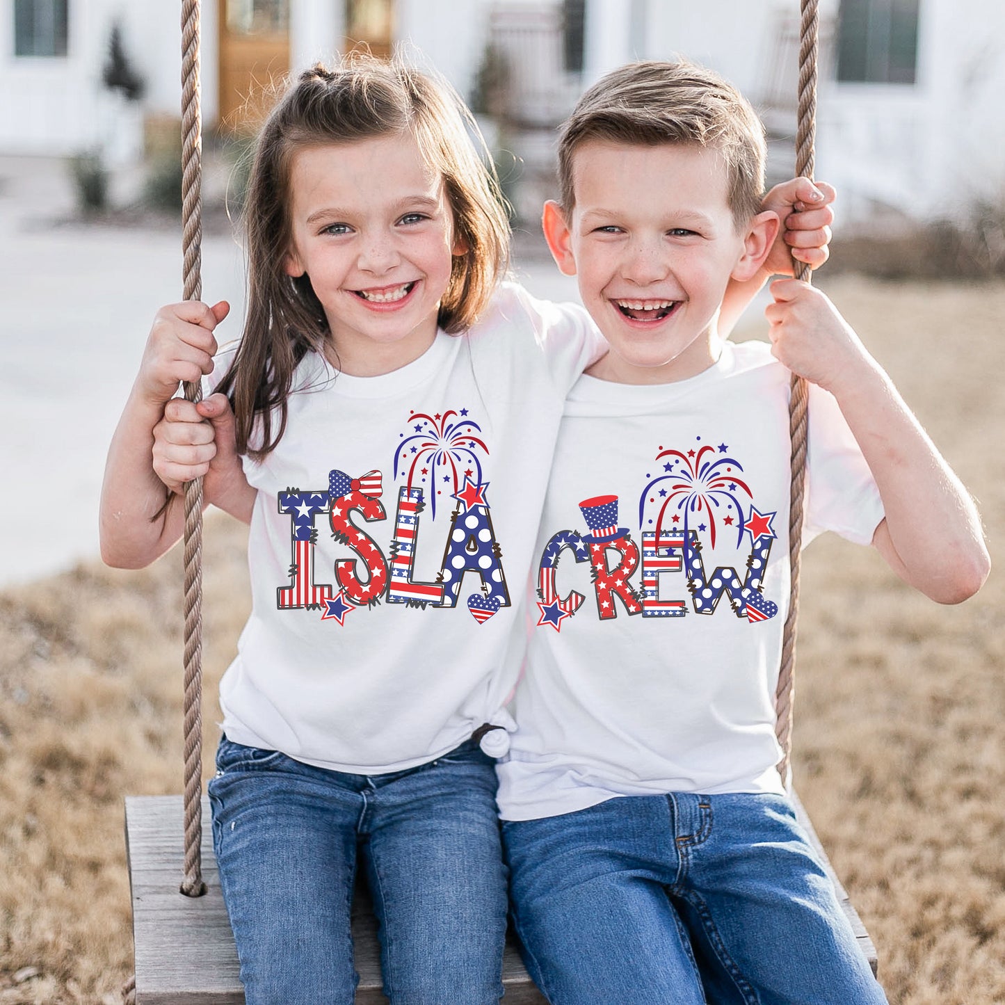 Personalized Fourth of July Matching Family Shirts - Amazing Faith Designs
