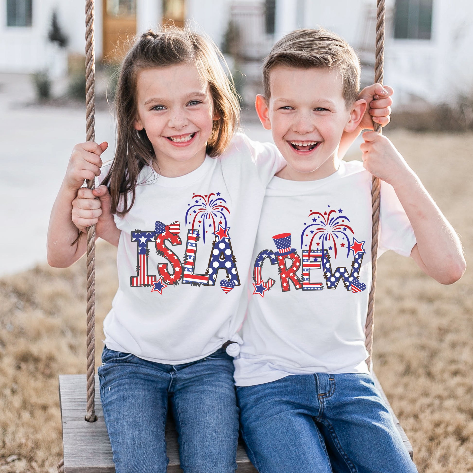 Personalized Fourth of July Matching Family Shirts - Amazing Faith Designs