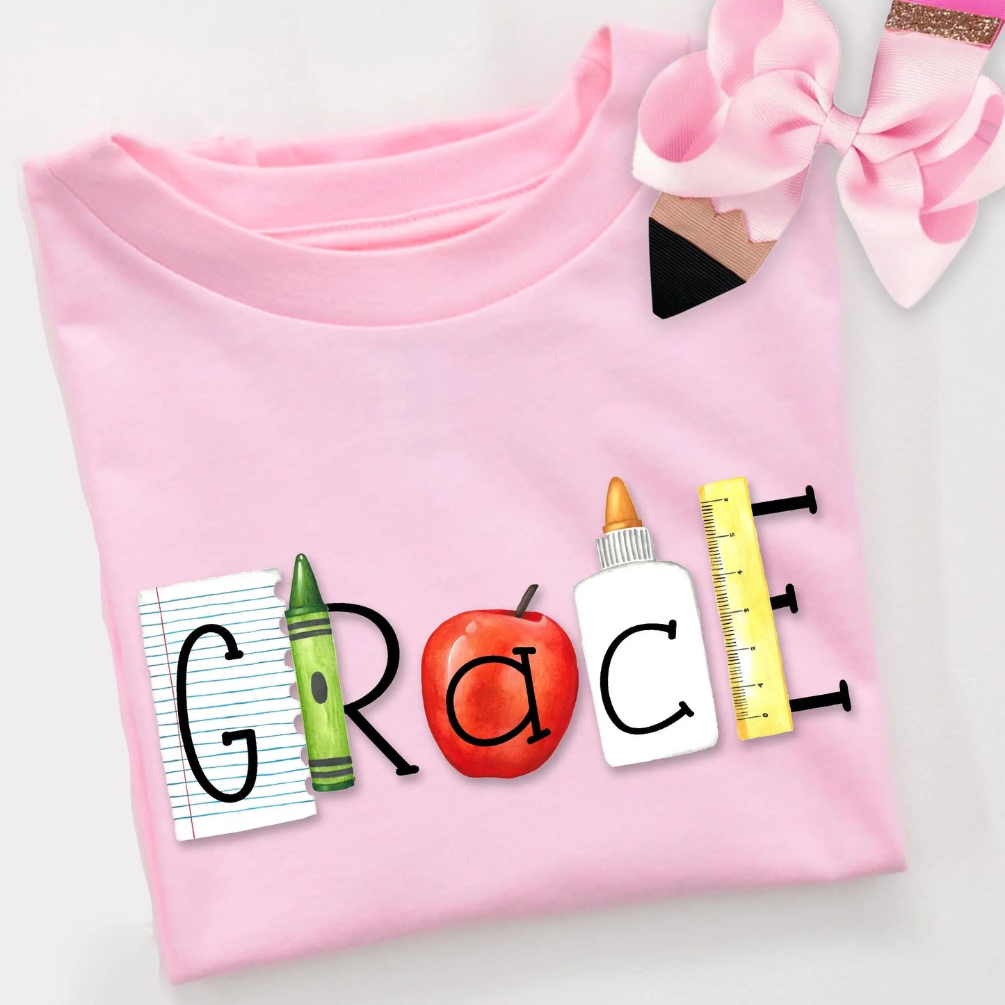 Personalized Back to School Toddler Fine Jersey Tee Awkward Styles