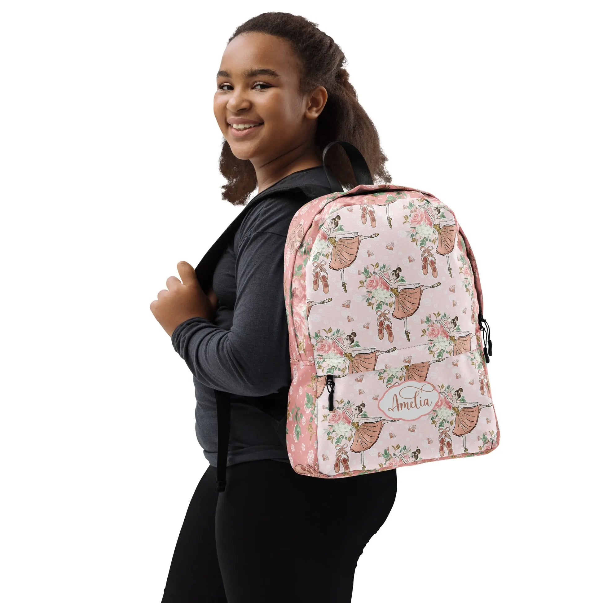 Personalized Ballet Backpack Amazing Faith Designs