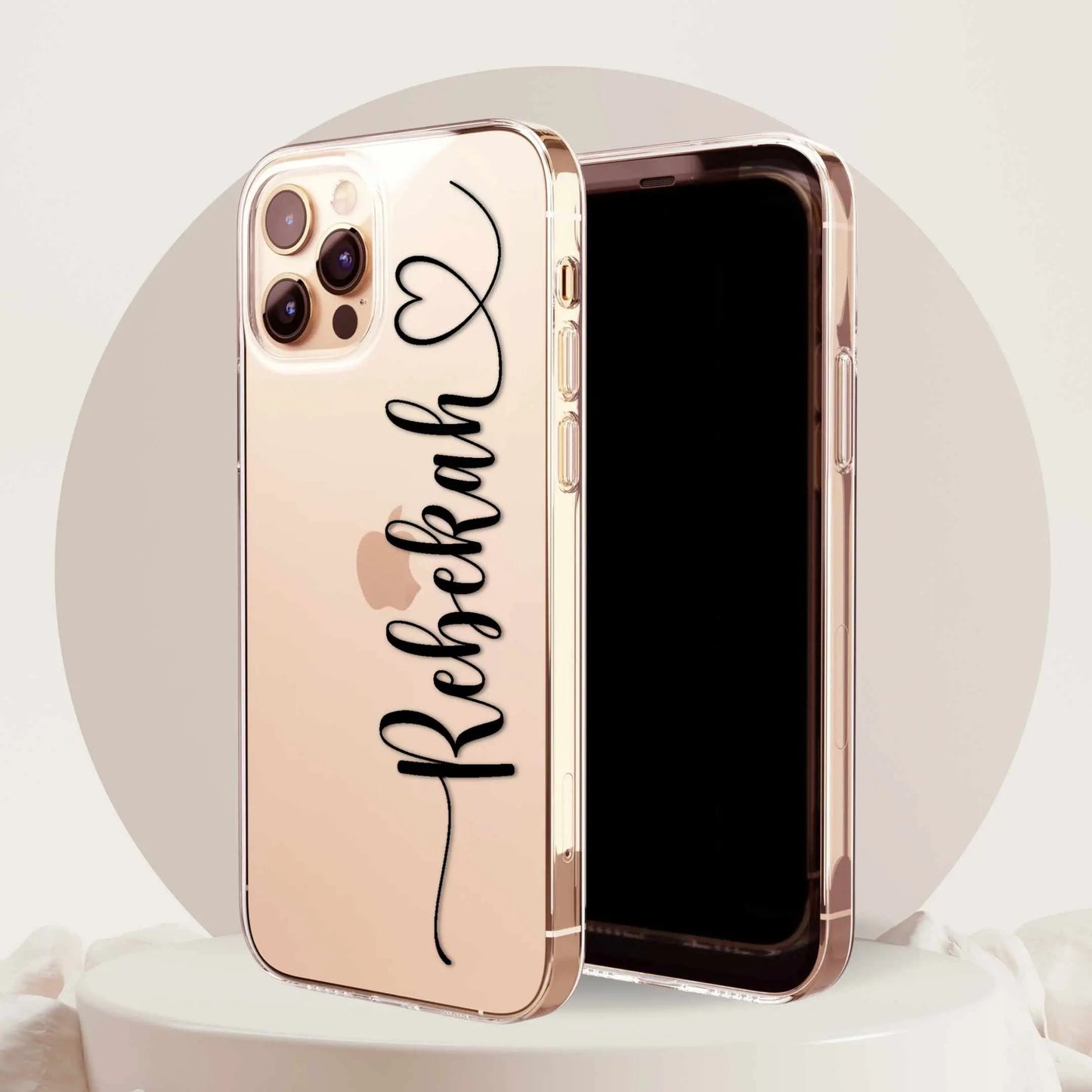 Personalized Clear Phone Case for iPhone Samsung Printify