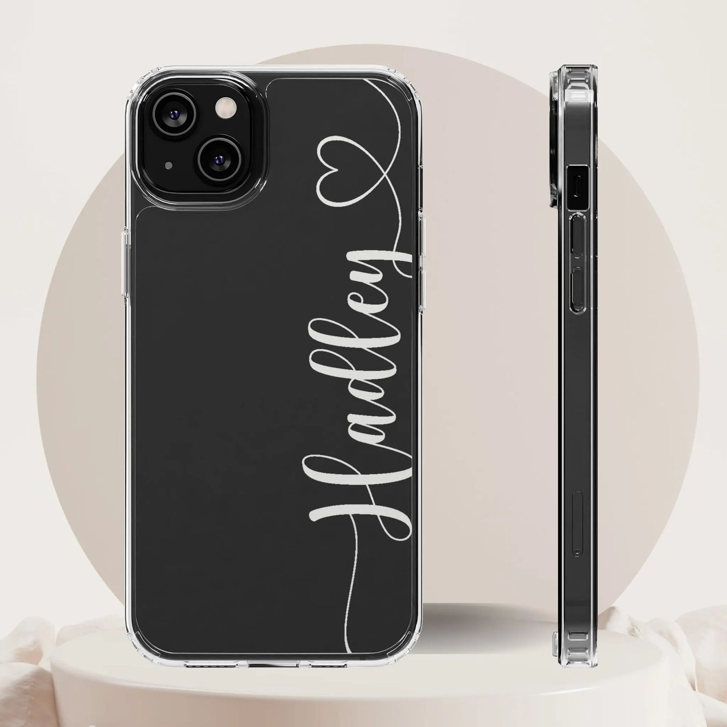 Personalized Clear Phone Case for iPhone Samsung Printify