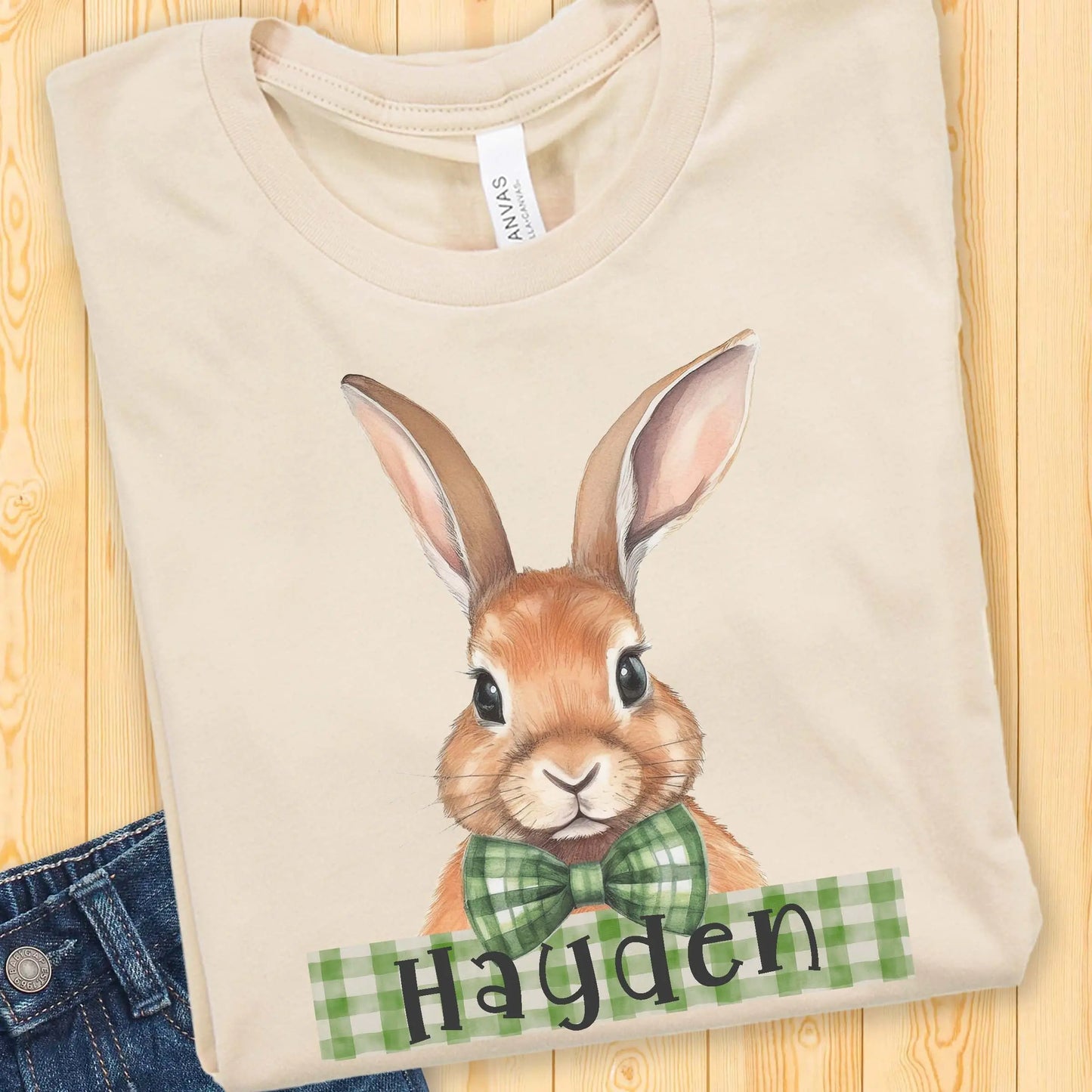 Personalized Easter Bunny T-shirt Amazing Faith Designs