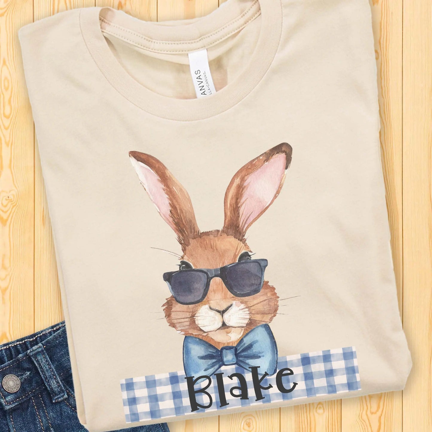 Personalized Easter Bunny T-shirt Amazing Faith Designs