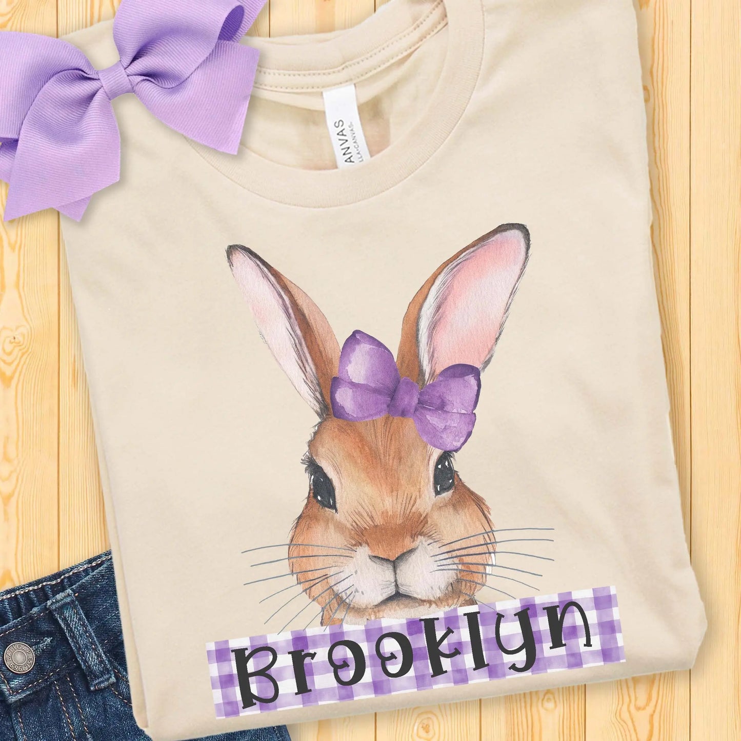 Personalized Easter Bunny T-shirt Amazing Faith Designs