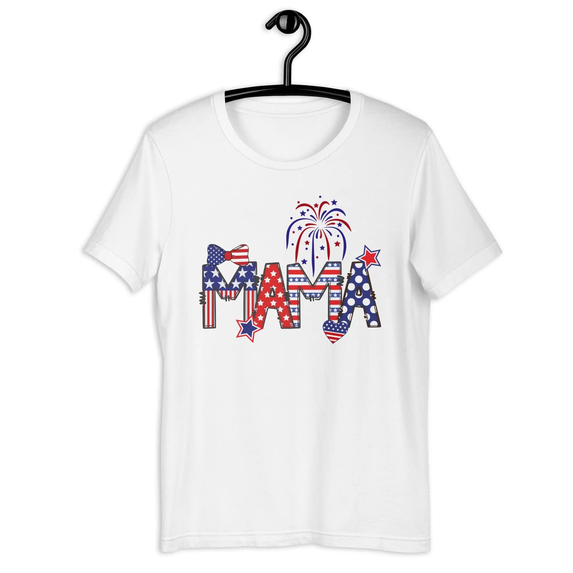 Personalized Fourth of July Unisex t-shirt | Mama, Dad Patriotic Shirt Amazing Faith Designs