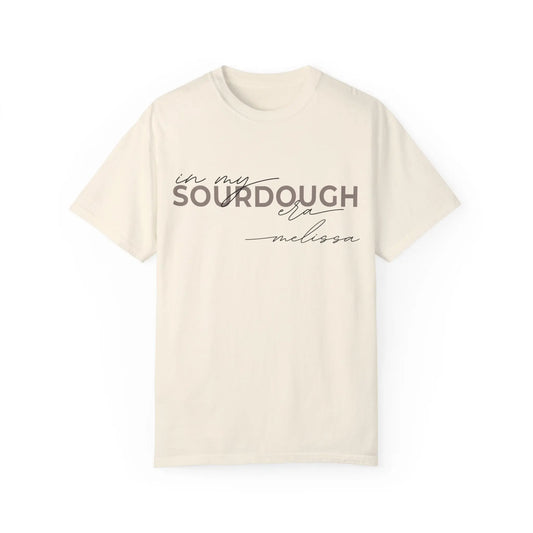 Personalized  In My Sourdough Era Unisex Garment-Dyed T-shirt Printify