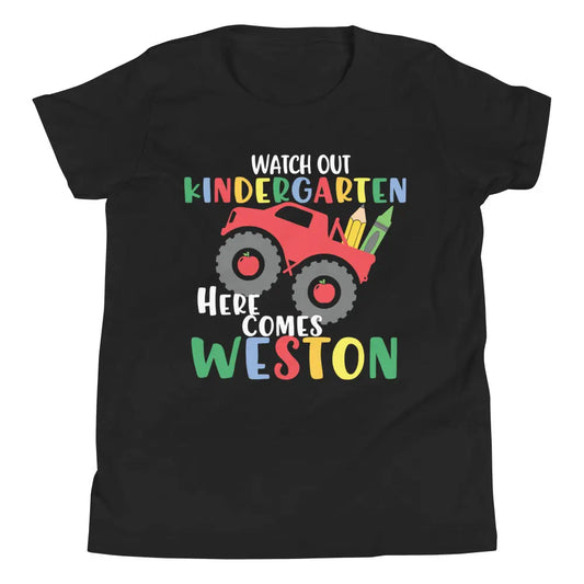 Personalized Kindergarten Back to School T-Shirt Amazing Faith Designs