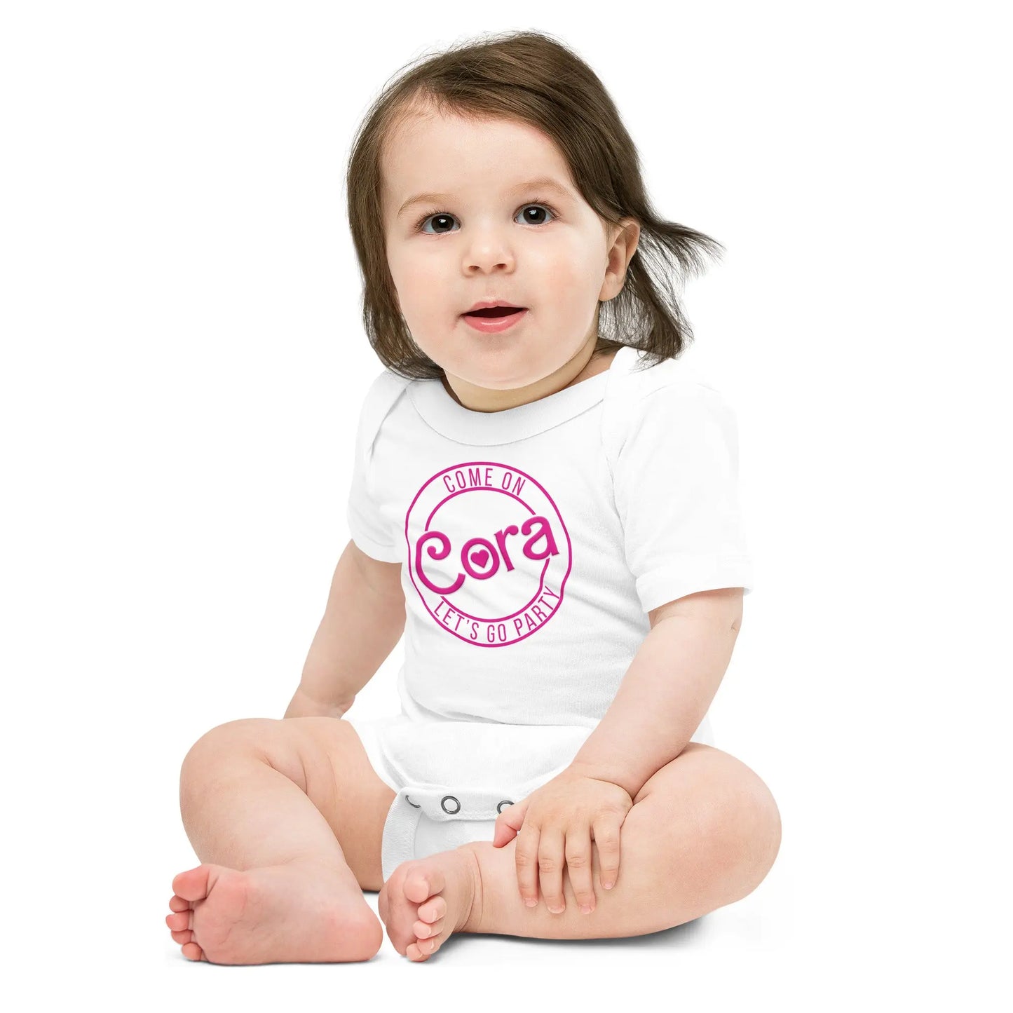 Personalized Let's Go Party Baby Onesie Amazing Faith Designs