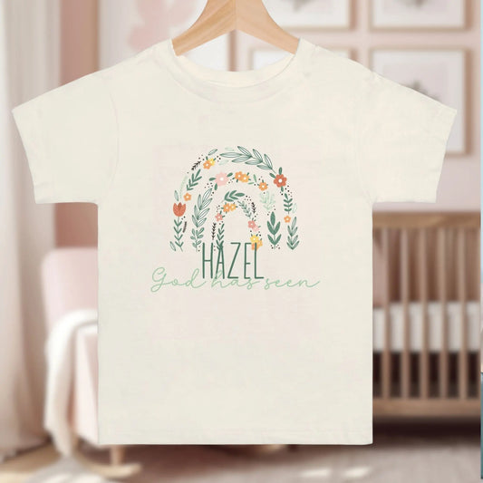 Personalized Name and Meaning Toddler Shirt Amazing Faith Designs