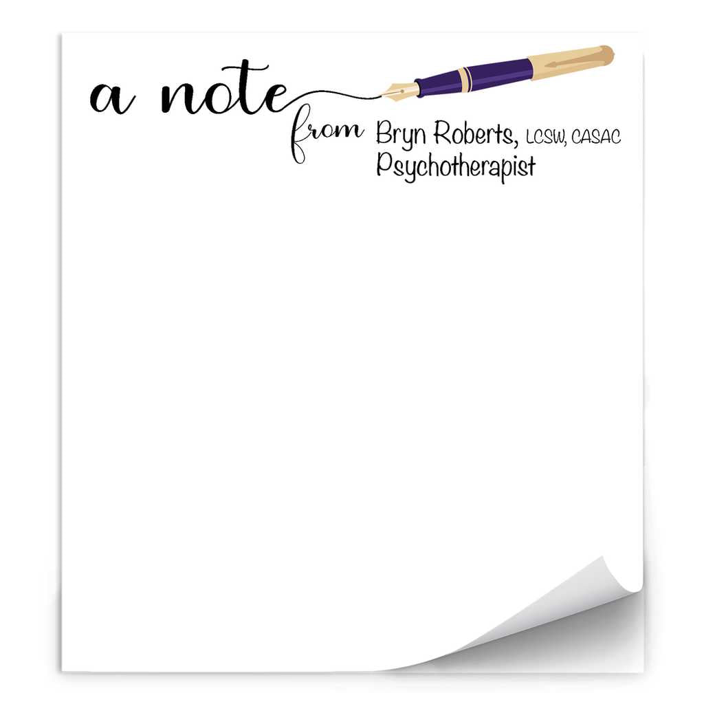 Personalized Notepads, Gift for Teacher - Pen Amazing Faith Designs