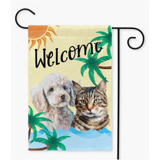 Personalized Pet Summer Garden Flag Amazing Faith Designs