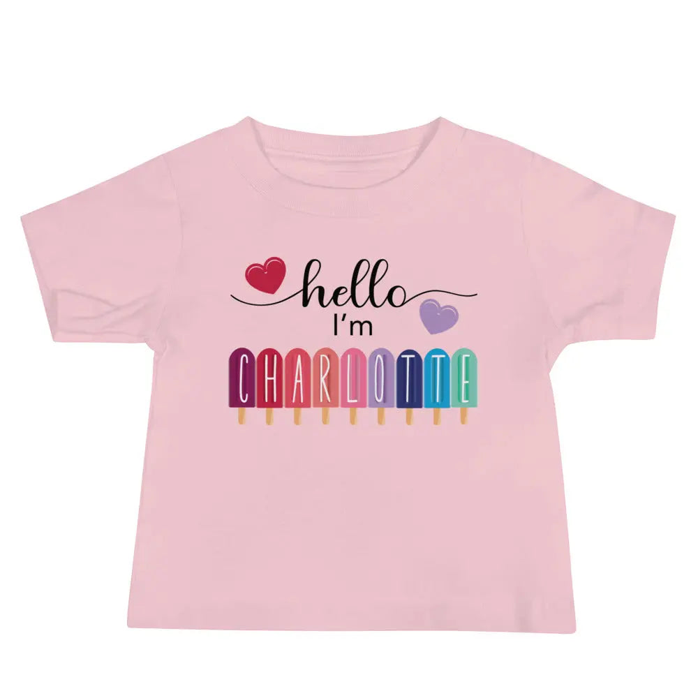 Personalized Popsicle Baby T-shirt Amazing Faith Designs