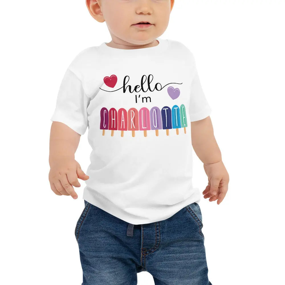 Personalized Popsicle Baby T-shirt Amazing Faith Designs