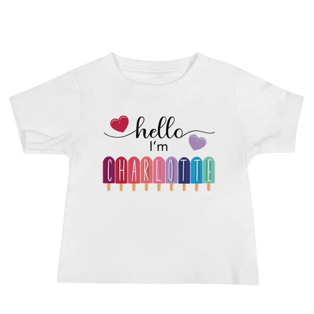Personalized Popsicle Baby T-shirt Amazing Faith Designs