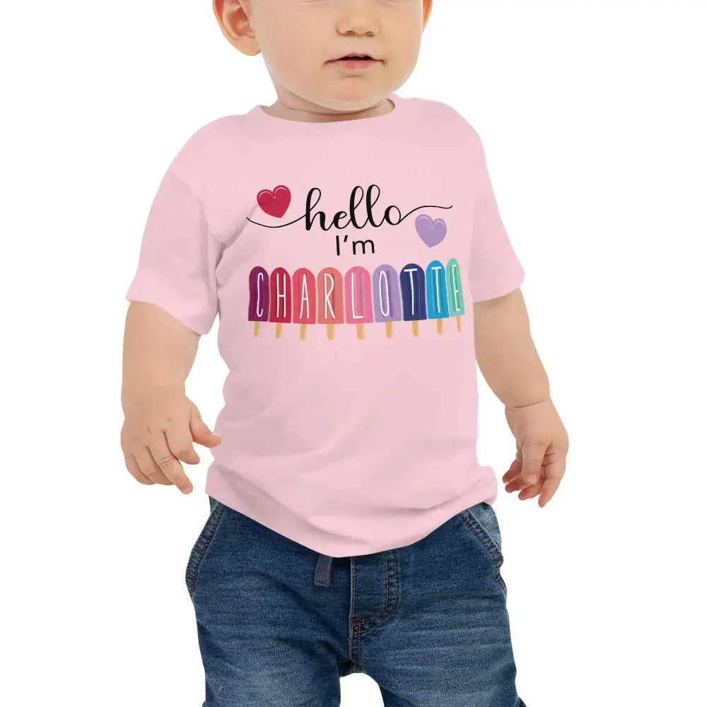 Personalized Popsicle Baby T-shirt Amazing Faith Designs