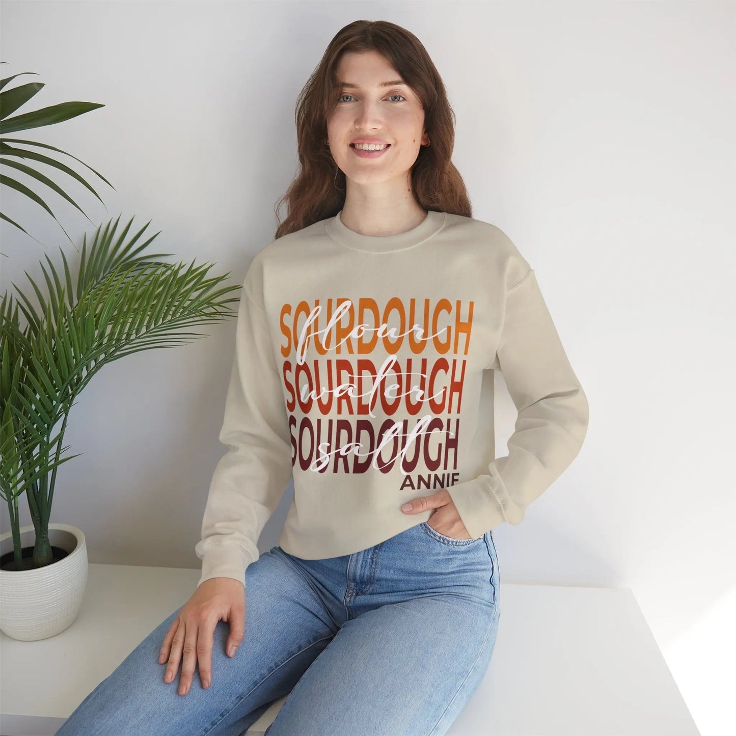 Personalized Sourdough Fall Unisex Heavy Blend™ Crewneck Sweatshirt Printify