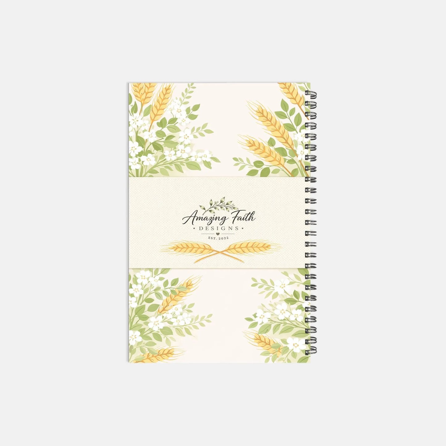 Personalized Sourdough Recipe Journal, Custom Bread Baking Notebook Amazing Faith Designs