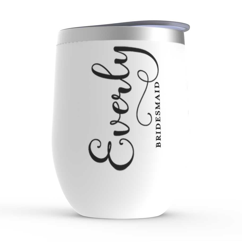 Personalized Stemless Wine Tumblers | Bridesmaid Wine Glass Amazing Faith Designs