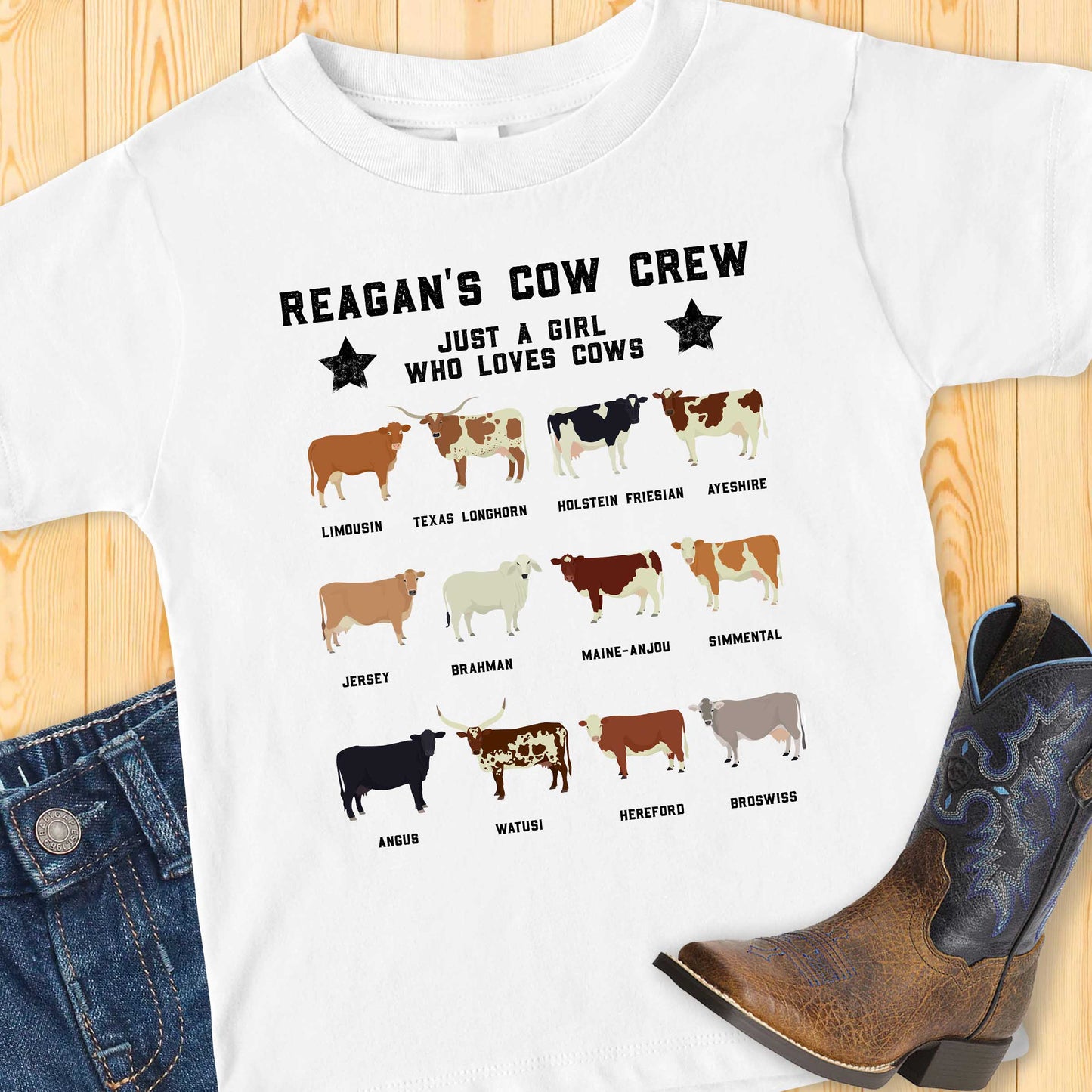 Cow Crew Toddler T-shirt - Amazing Faith Designs