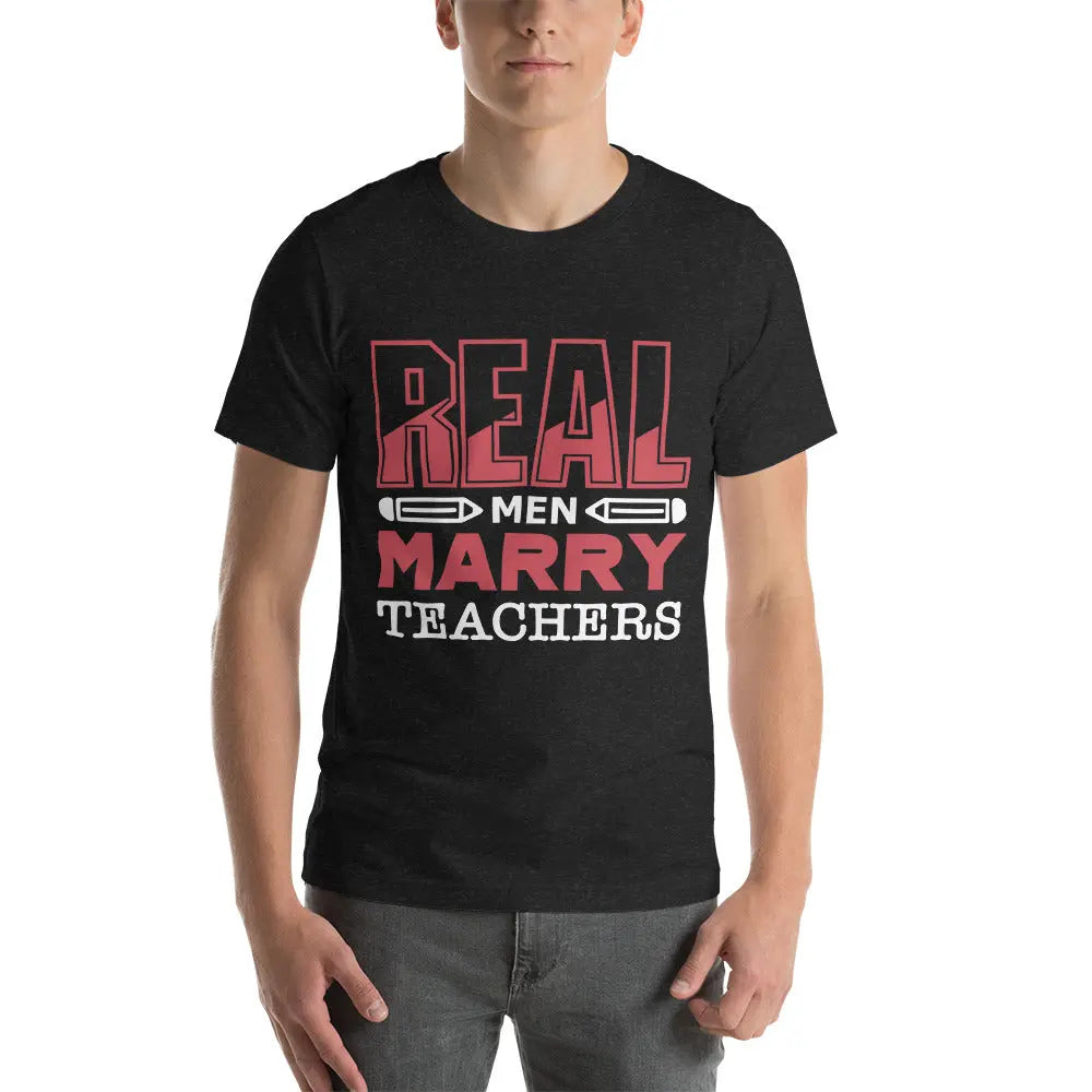 Real Men Marry Teachers Tshirt Amazing Faith Designs