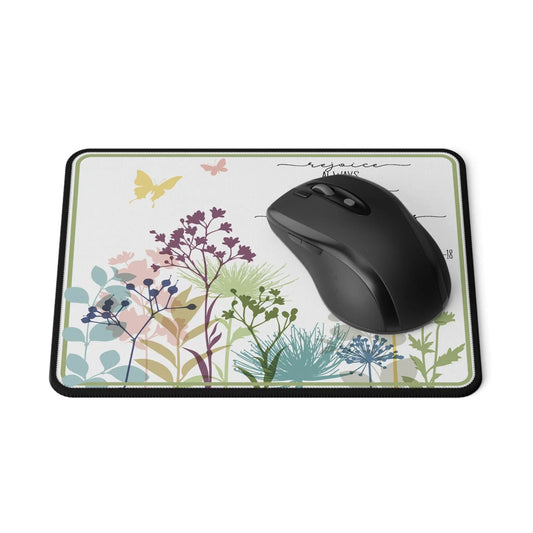 Rejoice Always Non-Slip Gaming Mouse Pad Printify