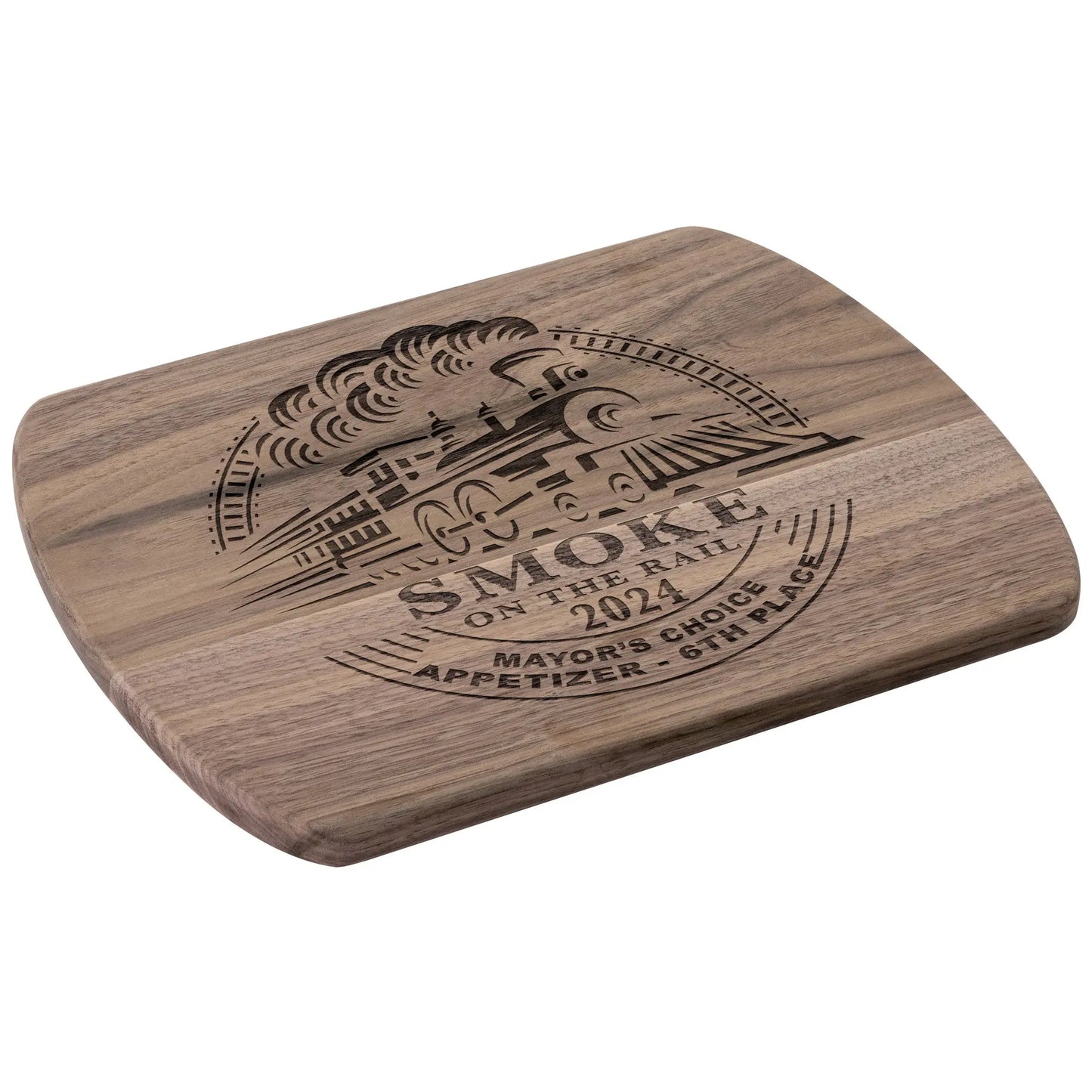 SMOKE ON THE RAIL | Small or Large Cutting Board teelaunch