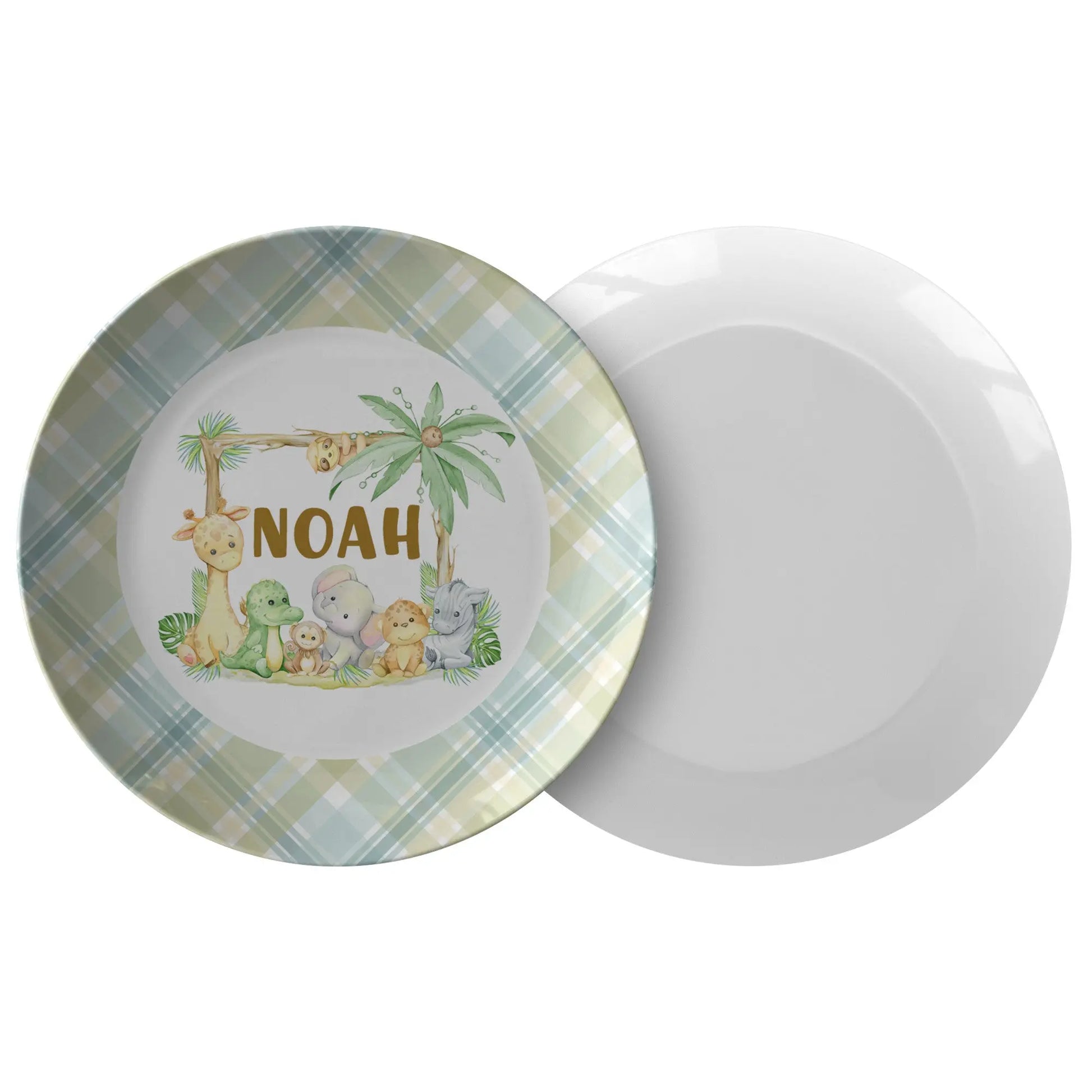 Safari Animals Personalized Plate teelaunch