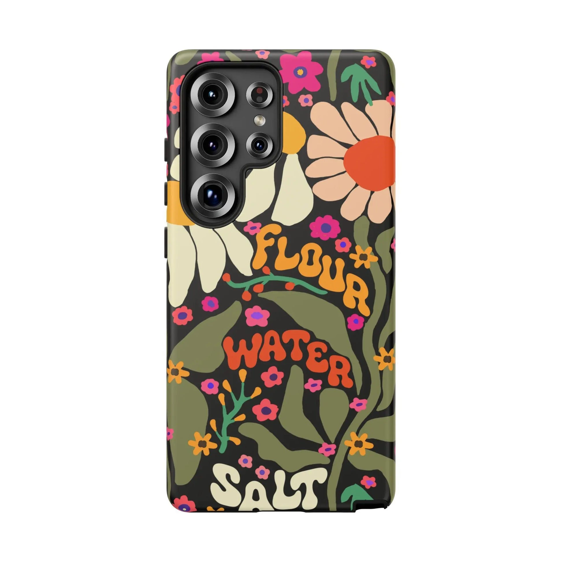 Samsung Galaxy 21 22 23 24 25 - Flour Water Salt Floral Phone Case Printify