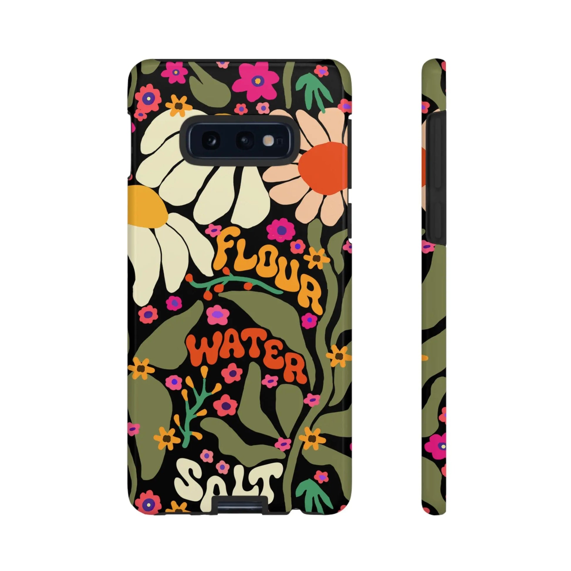 Samsung Galaxy 21 22 23 24 25 - Flour Water Salt Floral Phone Case Printify