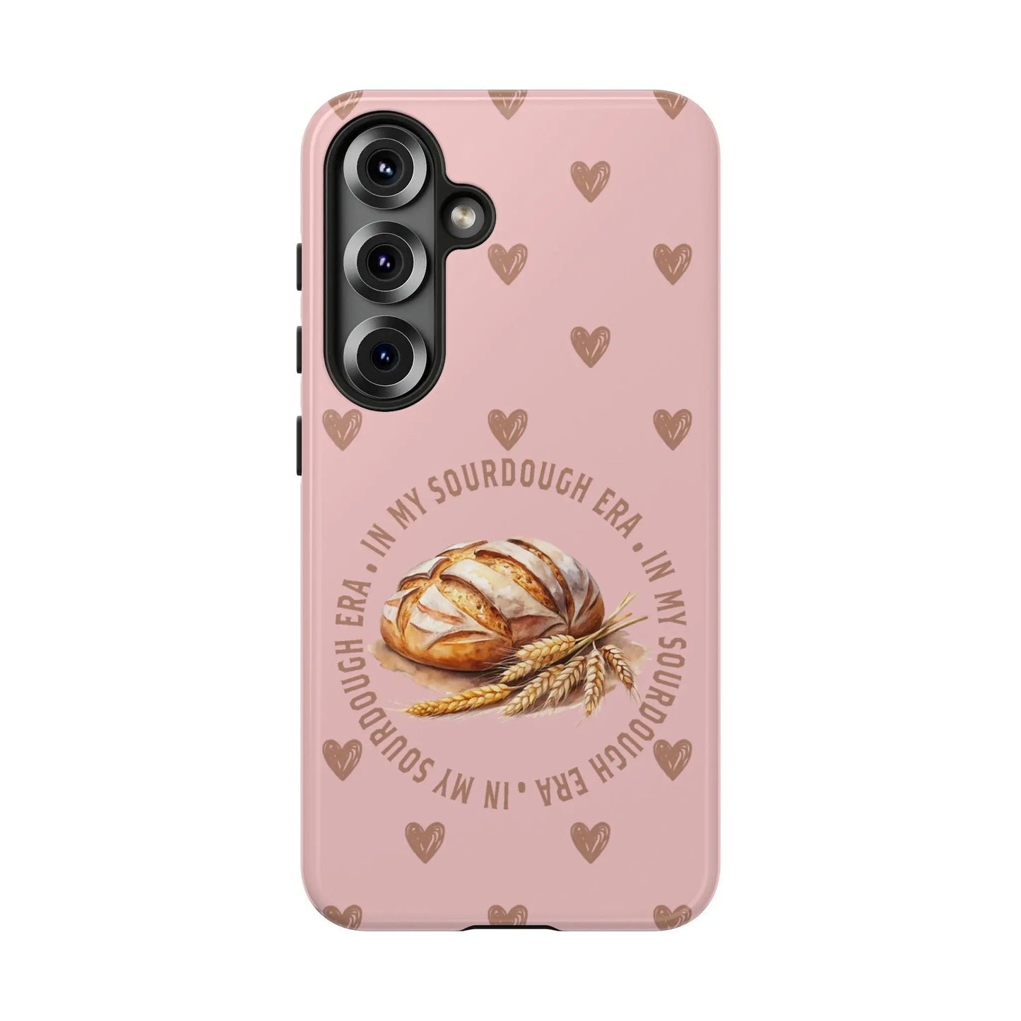 Samsung Galaxy 21 22 23 24 25 - Sourdough Era Hearts Phone Case Printify