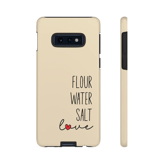 Samsung Galaxy 21 22 23 24 25 — Flour Water Salt Love Phone Case Printify
