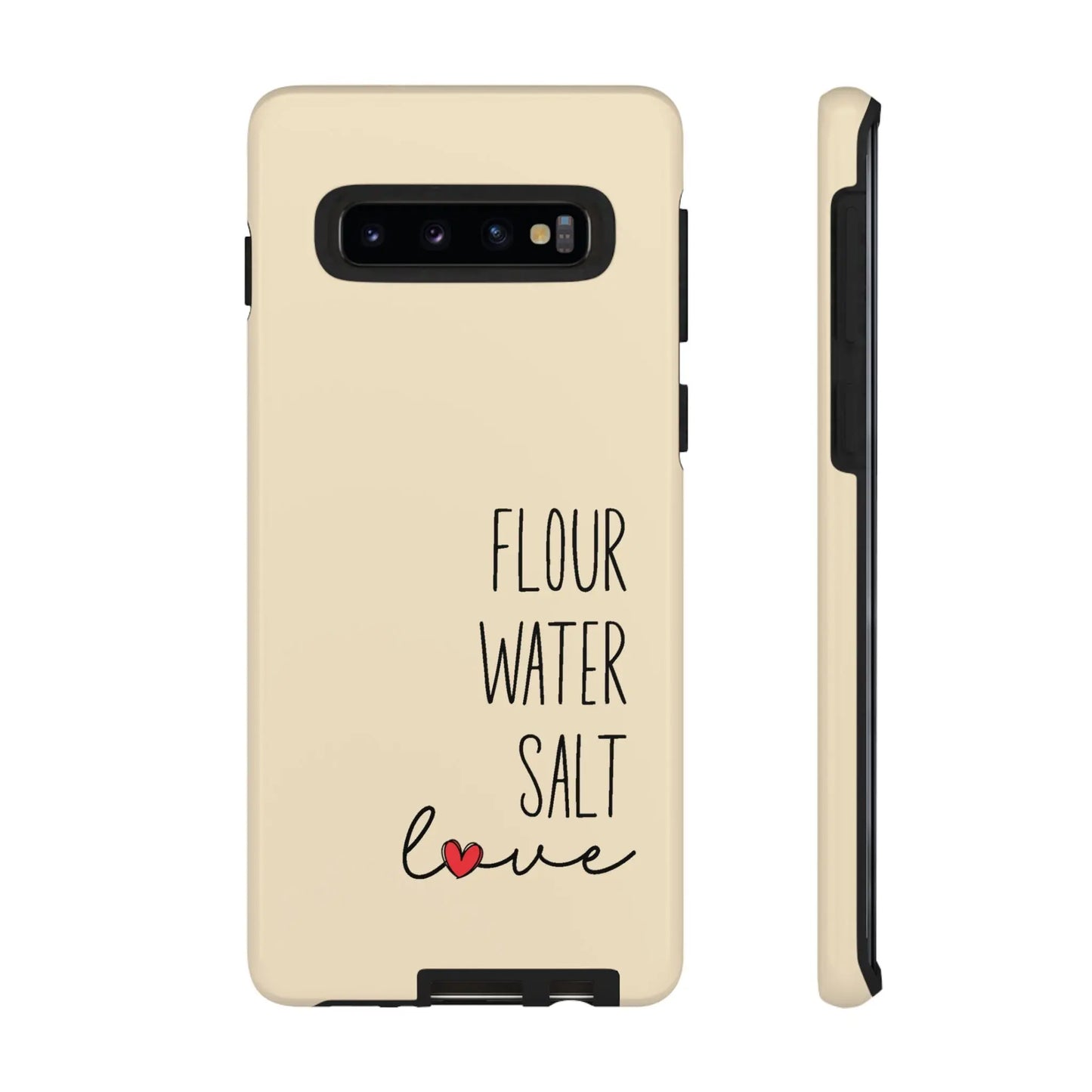 Samsung Galaxy 21 22 23 24 25 — Flour Water Salt Love Phone Case Printify