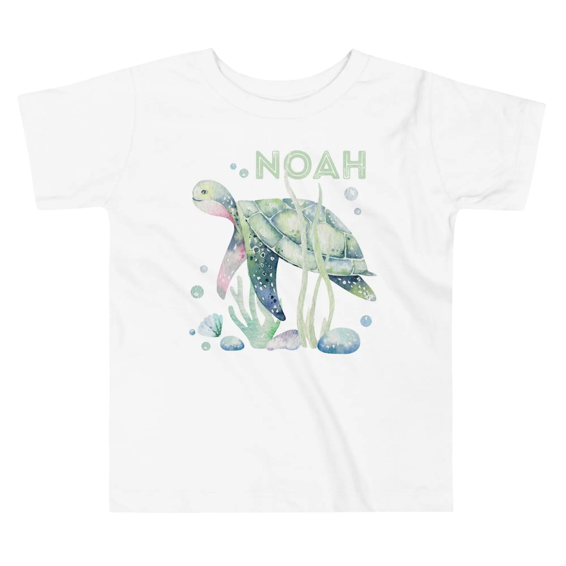 Sea Turtle Personalized Toddler Shirt Amazing Faith Designs