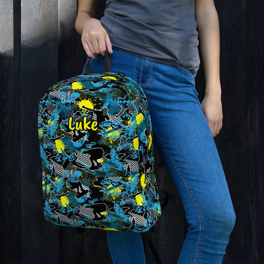 Skateboard Personalized Backpack Amazing Faith Designs