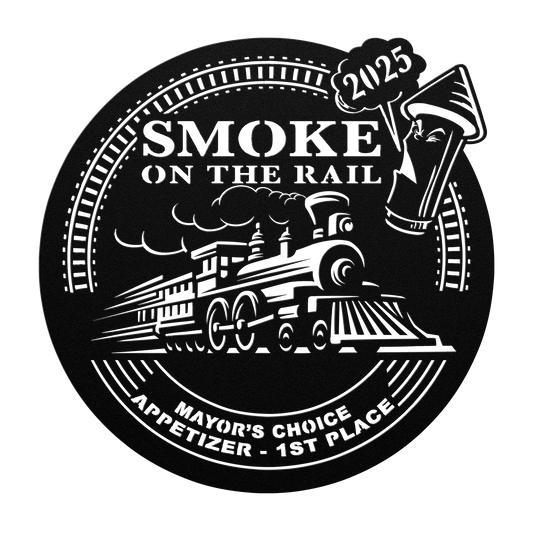 Smoke on the Rail 2025 Trophy Metal Sign teelaunch