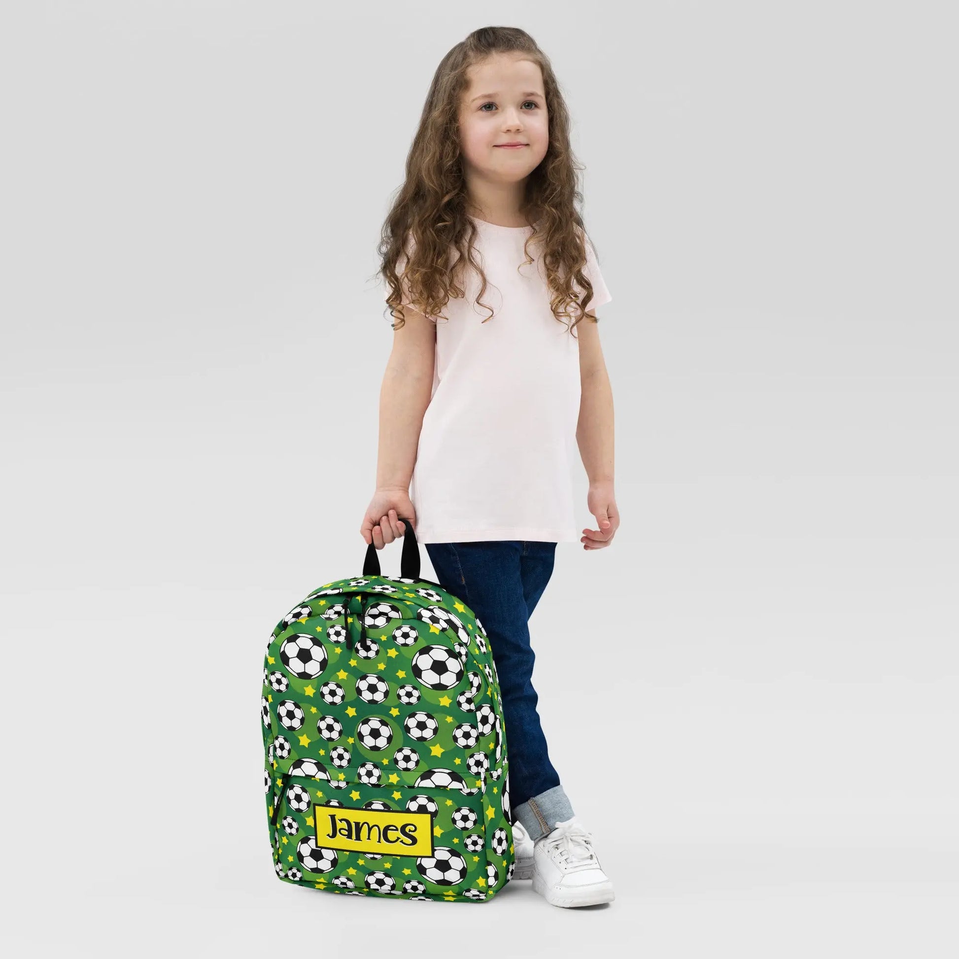 Soccer Personalized Backpack Amazing Faith Designs