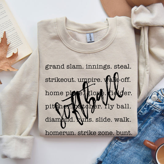 Softball Sports Sweatshirt - Amazing Faith Designs