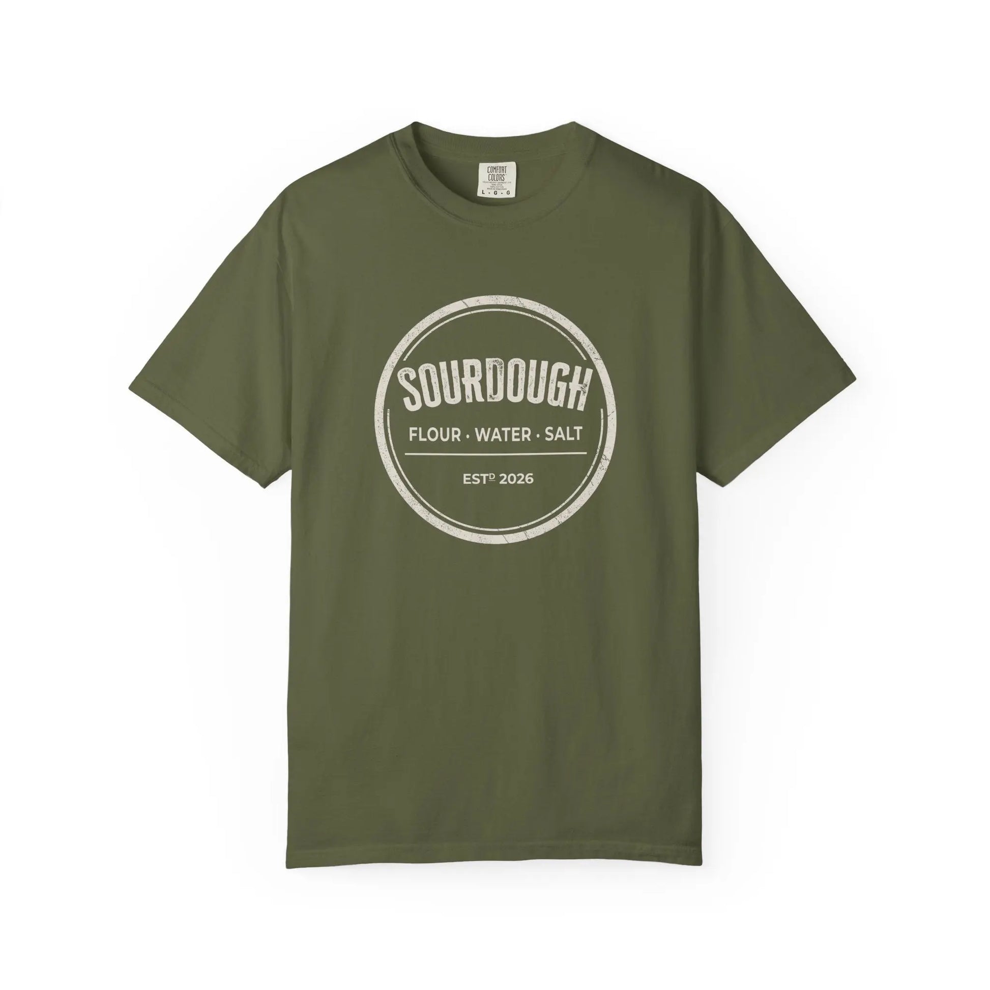 Sourdough Baker Stamp Men's T-Shirt — Customizable Established Date - Amazing Faith Designs