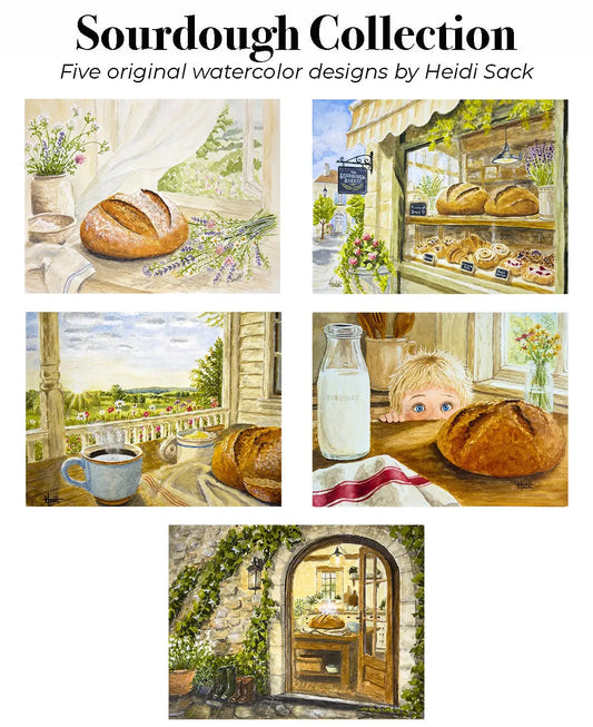 Sourdough Collection Greeting Card Collection — Set of 5 Amazing Faith Designs